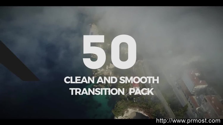 008-50组简洁转场过渡特效Pr模版，50 Clean Transition Pack