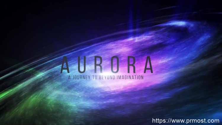 060宇宙炫光特效Pr模版，Aurora