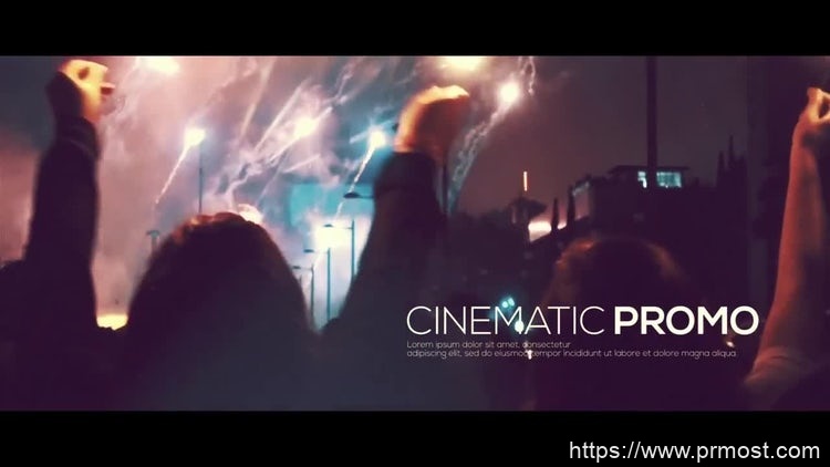 064电影级视频包装图文展示Pr模版，Cinematic Promo