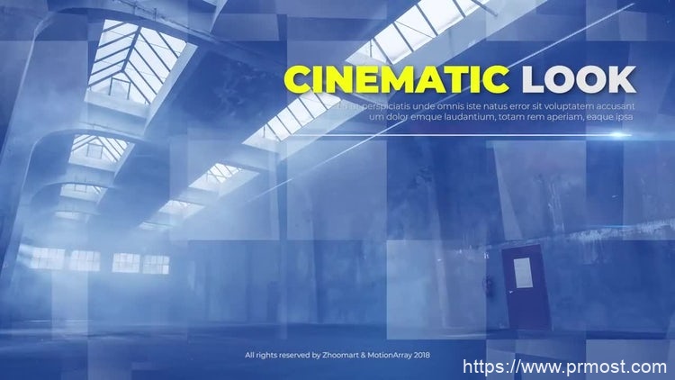 067电影级图片视频开场Pr模版，Cinematic Slideshow Opener