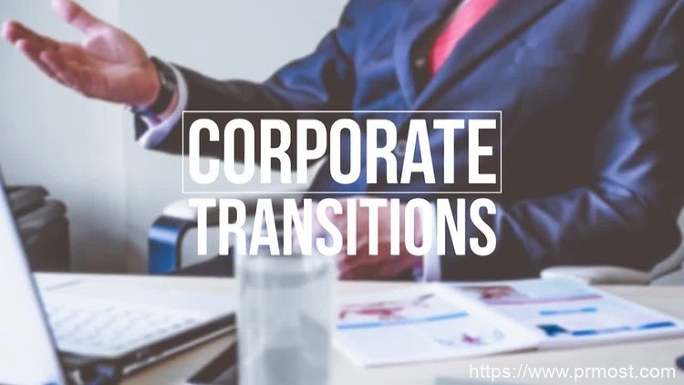 080企业公司转场过渡视频pr模版，Corporate Transitions