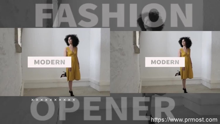 096时尚视频开场pr模版，Fashion Opener