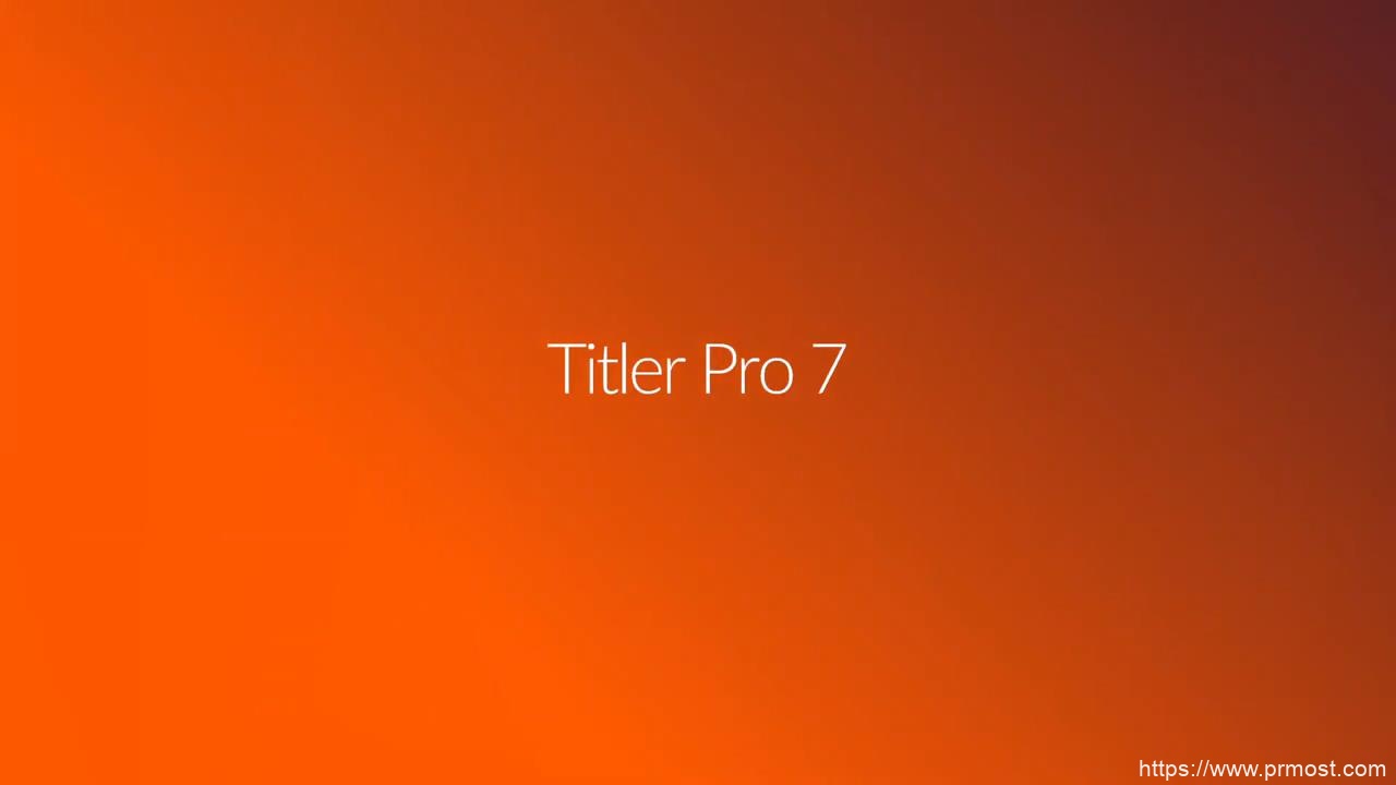 NewBlue Titler Pro 7.0专业文字标题字幕制作软件Win中文破解版