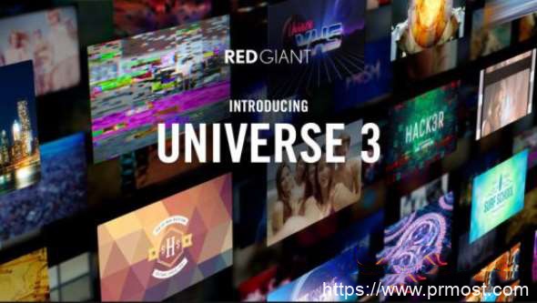 红巨星特效预设库 Red Giant Universe V3.1.5 AE/Premiere/FCPX/达芬奇/OFX Win/Mac破解版 + 序列号