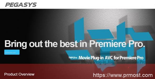 PR H.264/AVC编码插件 TMPGEnc Movie Plug-in AVC 1.1.2.19 for Adobe Premiere Pro Win破解版