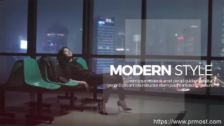 113现代快闪视频图片展示Pr模版，Modern Upbeat Slideshow