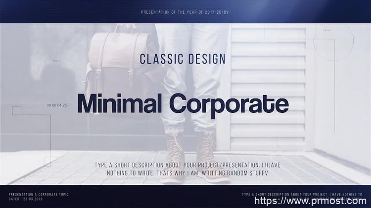 163企业公司视频宣传Pr模版，Minimal Corporate