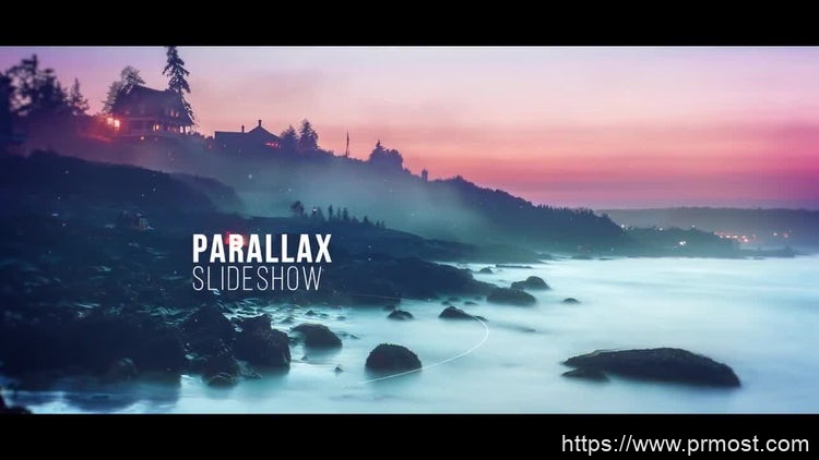 192唯美图片展示Pr模版，Slideshow – Cinematic Parallax