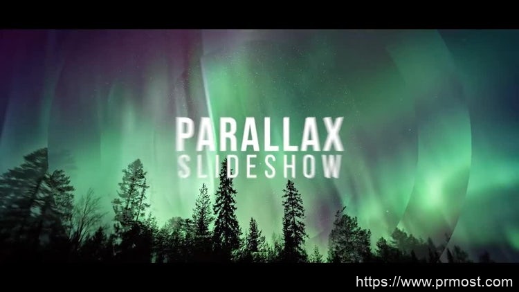 195唯美图片视频开场Pr模版，SlideShow – Parallax Opener