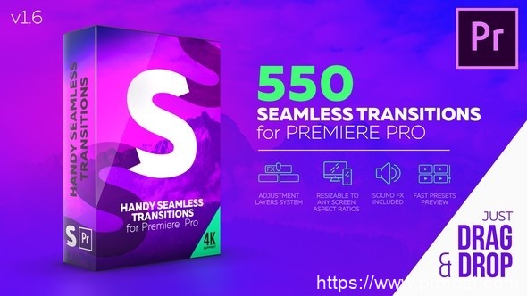 321-550组超级转场过渡Pr模版，Videolancer’s Transitions for Premiere Pro