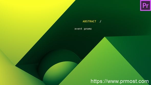 412创意渐变视频动画Mogrt预设Pr预设，Gradient – Abstract Event Promo | Premiere Pro