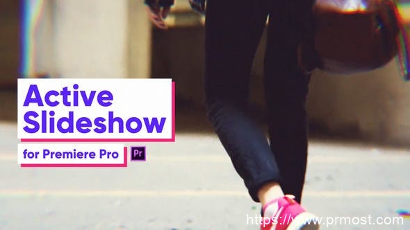 461夏季唯美图片展示动画Pr模版，Summer Slideshow for Premiere Pro