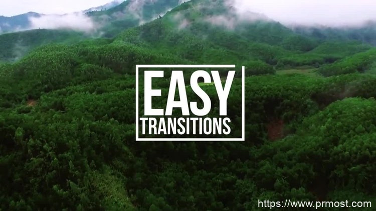 491创意视频宣传Pr模版，Easy Transitions