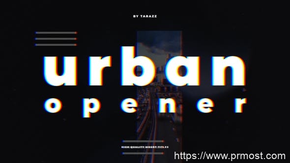 746城市视频开场Pr模版，Urban Opener