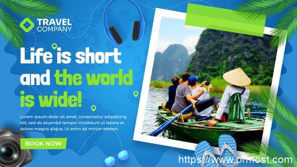 1028世界旅行印记视频包装Pr模版，World Travel Tour Promo