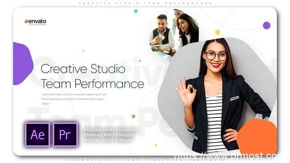 1309-创意团队商业公司宣传展示Pr模板Creative Studio Team Performance