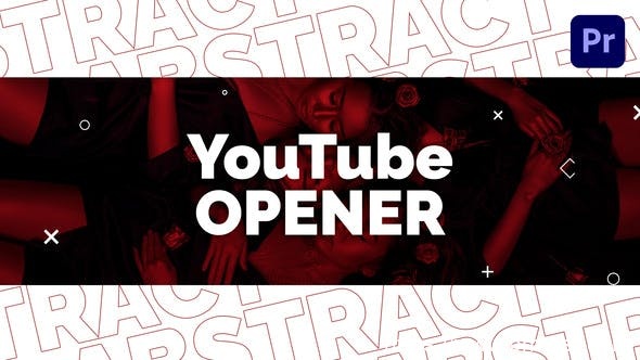 1357-抽象创意摘要YouTube开场白展示Pr模板Abstract Youtube Opener