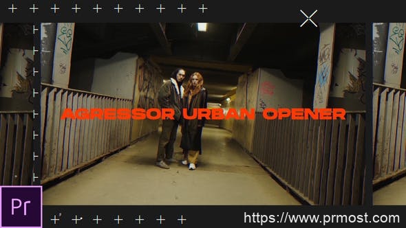 1387-侵略者城市开拓者图片视频展示Pr模板Agressor – Urban Opener