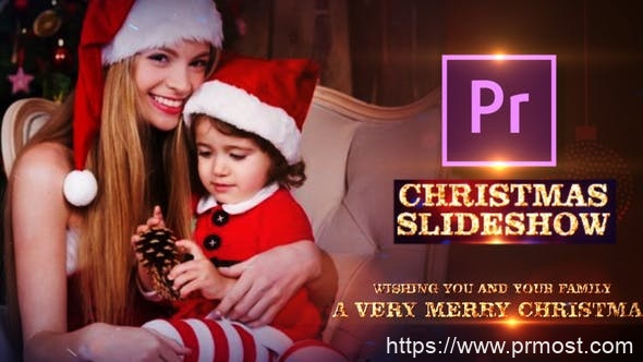 1692-圣诞狂欢家庭幻灯片动态展示Pr模板Christmas Bash Family Slideshow – Premiere PRO