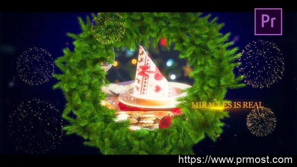 1775-圣诞幻灯片放映展示Pr模板Christmas Slideshow