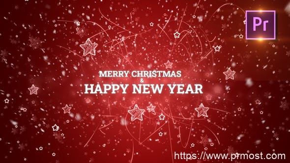 1785-圣诞闪闪发亮的问候视频展示Pr模板Christmas Sparkle Greetings_Premiere PRO