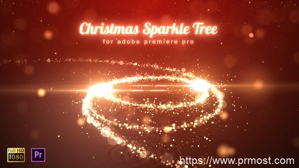 1802-圣诞树闪闪发光图片视频展示Pr模板Christmas Tree – Premiere Pro