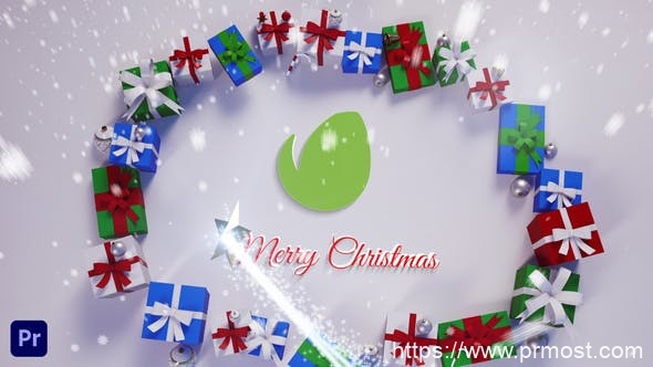 1817-Premiere Pro的三维圣诞祝福文字标题演绎Pr模板Christmas Wish | For Premiere Pro