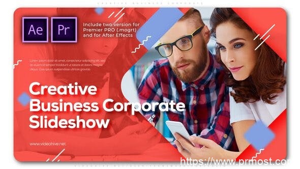 2159-创意商业公司活动宣传展示Pr模板Creative Business Corporate