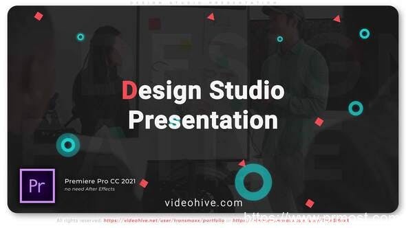 2234-设计机构演示文稿图片视频展示Pr模板Design Studio Presentation