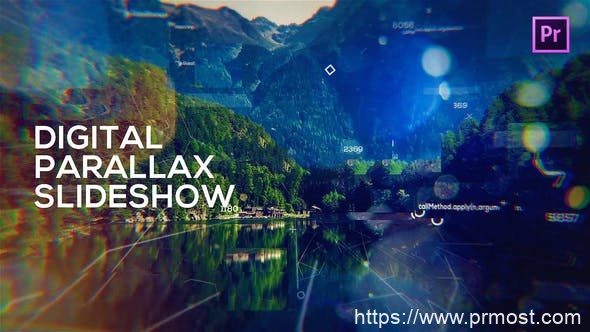 2276-数字视差幻灯片放映展示Pr模板Digital Parallax Slideshow