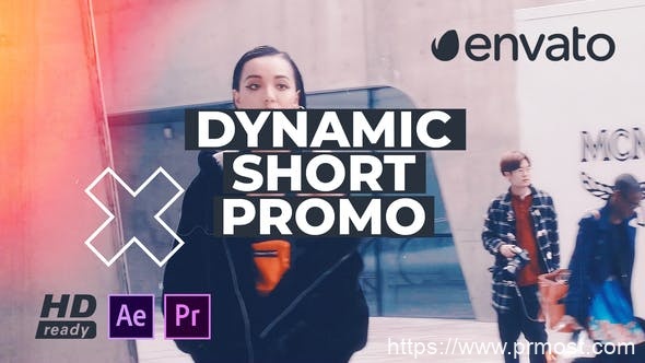 2377-针对Premiere Pro的动态短片促销展示Pr模板Dynamic Short Promo For Premiere Pro