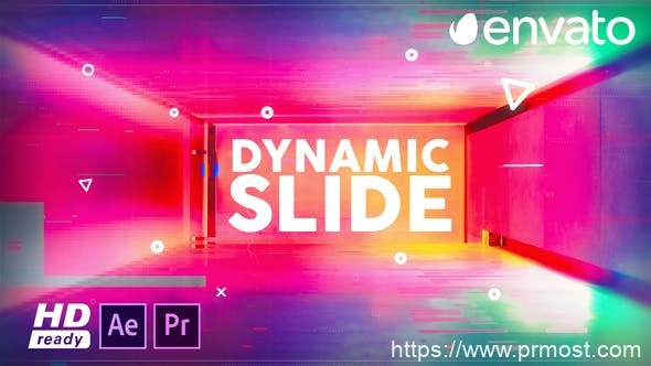 2378-Premiere Pro的动态幻灯片文本标题演绎Pr模板Dynamic Slide for – Premiere Pro