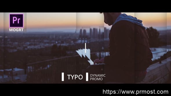 2401-动态促销文本标题排版演绎Pr模板Dynamic Typo Promo Premiere Pro MOGRT