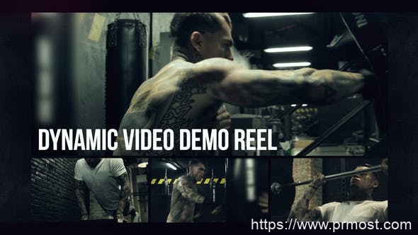 2404-动态图片视频卷轴展示演绎Pr模板Dynamic Video Demo Reel
