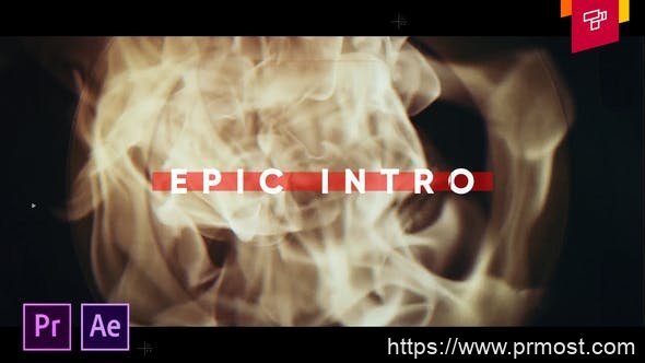 2501-史诗标题图片视频动态展示Pr模板Epic Intro
