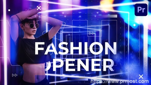 2603-时尚运动潮流图片视频开场展示Pr模板Fashion Opener