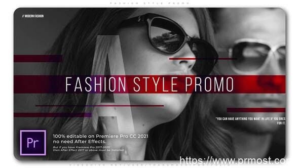 2632-时尚风格产品促销活动展示Pr模板Fashion Style Promo