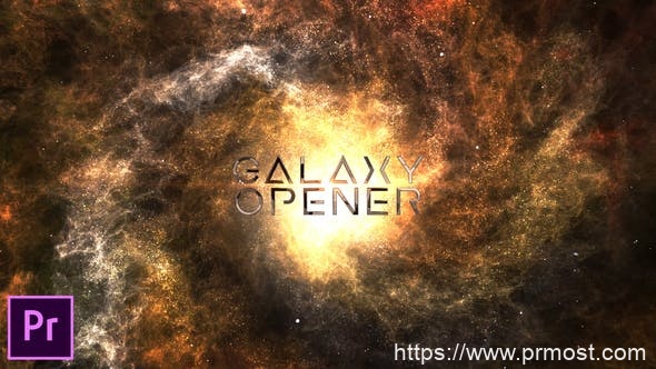2812-Premiere Pro的银河揭幕战标题动态演绎Pr模板Galaxy Opener Titles – Premiere Pro