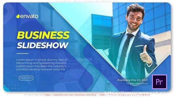 2906-全球商业幻灯片放映展示Pr模板Global Business Slideshow