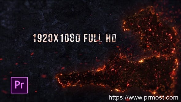 3110-地狱之火游戏首映文字标题演绎Pr模板Inferno Fire Titles – Premiere Pro