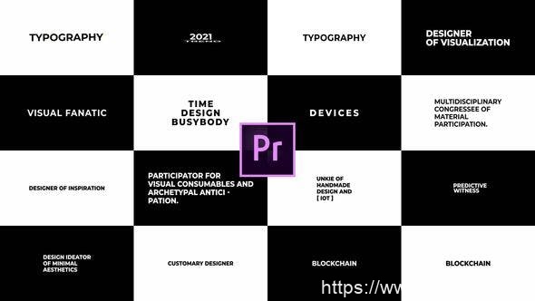 3245-适用于Premiere Pro的基本图形文字标题演绎Pr模板Just Typography 2.0 – for Premiere Pro | Essential Graphics