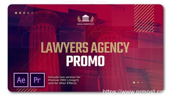 3286-律师事务所促销活动图文展示Pr模板Lawyer Agency Promo