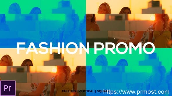 3291-色彩中的生活时尚推广开场视频展示Pr模板Life In Color – Fashion Promo