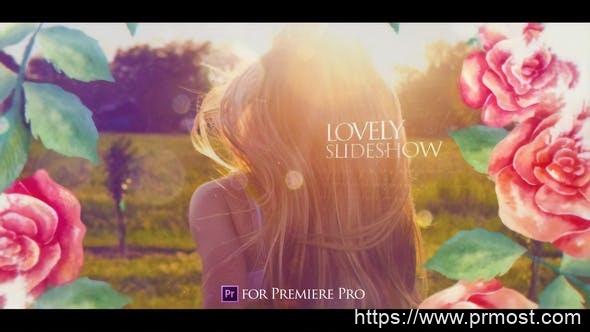 3348-为Premiere Pro播放可爱的浪漫幻灯片Pr模板Lovely Romantic Slideshow for Premiere Pro