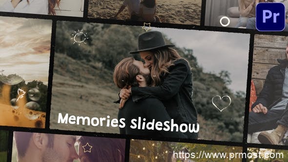 3408-适用于Premiere Pro的回忆幻灯片视频展示Pr模板Memories Slideshow | Premiere Pro MOGRT