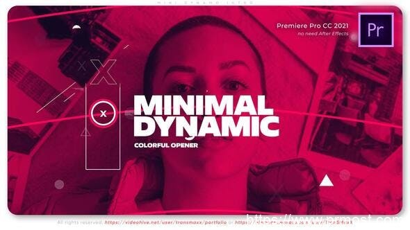3441-迷你发电机简介开场视频展示Pr模板Mini Dynamo Intro
