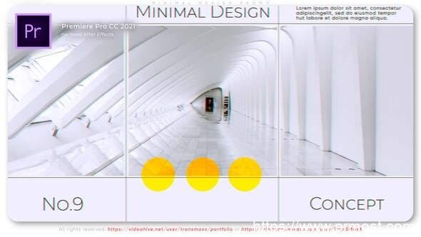 3459-极简设计的产品促销宣传图片视频展示Pr模板Minimal Design Promo