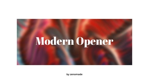 3596-Premiere Pro的现代开场图片视频展示Pr模板Modern Opener for Premiere Pro
