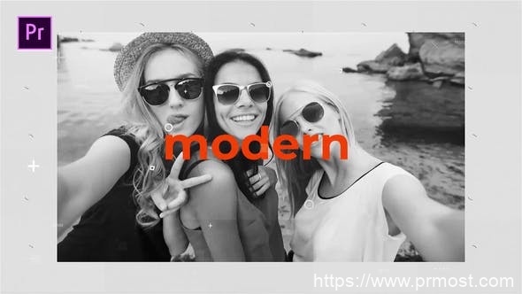 3633-现代潮流时尚开场图片视频展示Pr模板Modern Trend