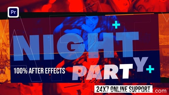 3713-音乐派对开幕式图片视频展示Pr模板Music Party v2